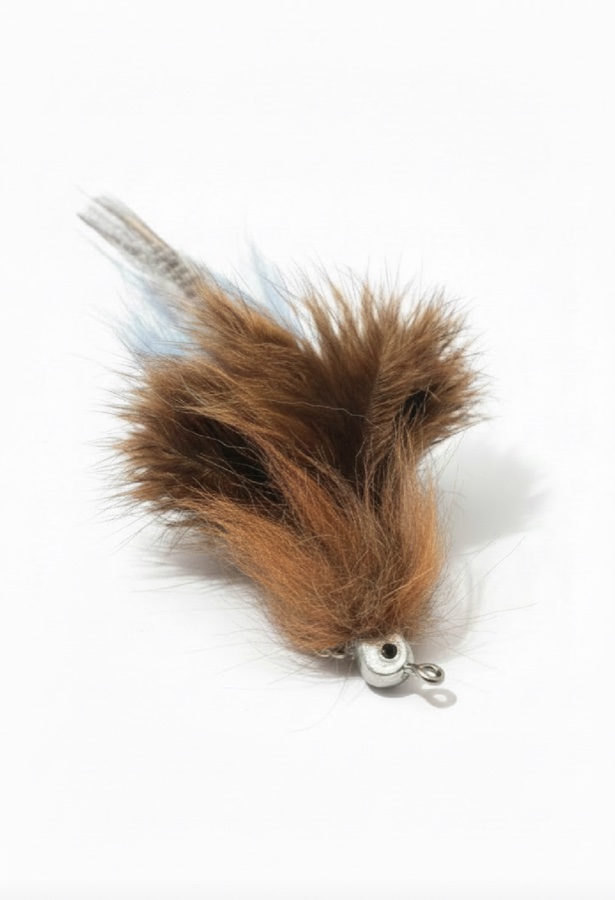 Bush Rat hand-tied jigfly