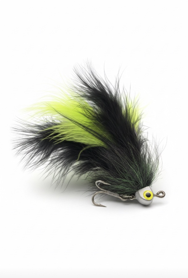 Chart Black hand-tied jigfly